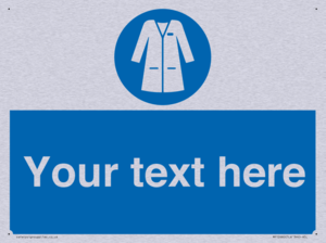 Custom Mandatory: Wear laboratory coat